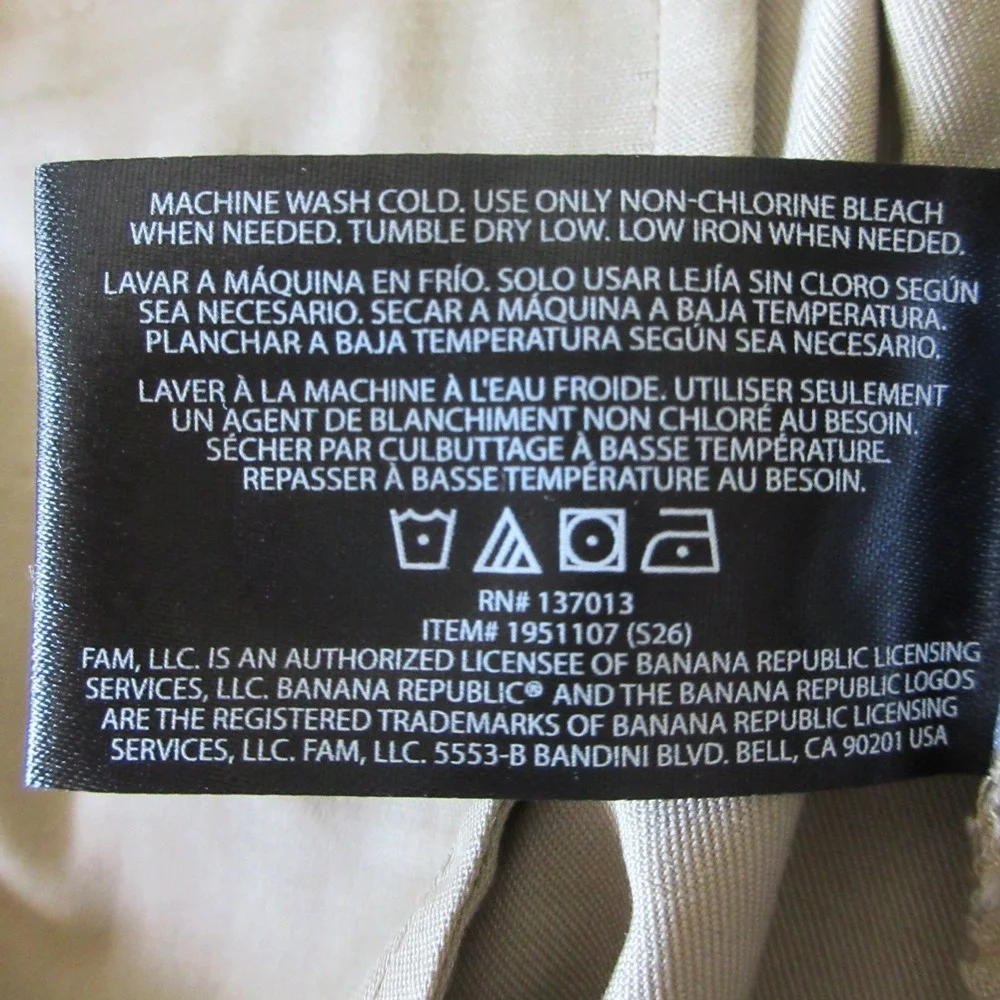 BANANA REPUBLIC Stretch Chino Shorts Mens Sz 32 Khaki Tan Beige Flat Front NWT